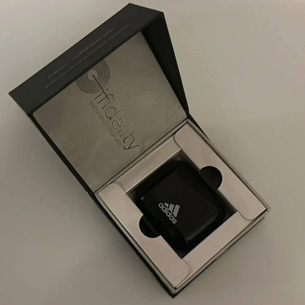 Auto Pairing True Wireless Earbuds Black with Adidas Logo